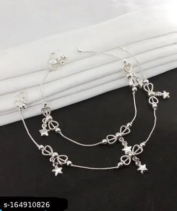 Silver Plated Anklets Combo – Perfect for Every Occasion