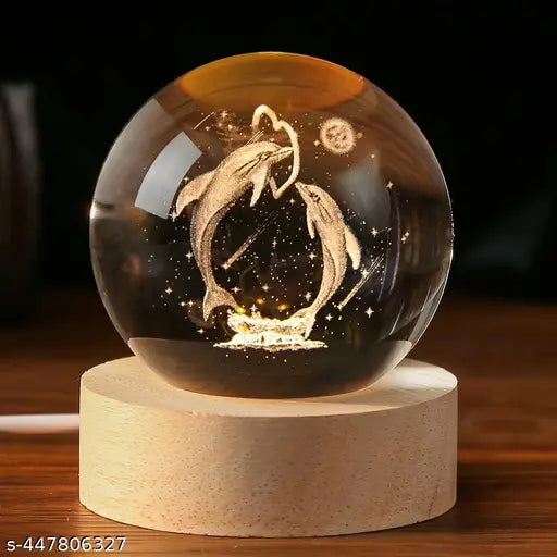 3D Laser Engraved Decorative Glass Ball!