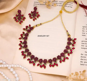 New Design Alert: Oxidized Jewellery Set – Necklace &amp; Cute Earrings