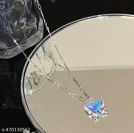 Elegance with the Korean Butterfly Necklace